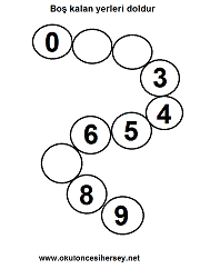 1. sınıflar için sayı egzersizleri